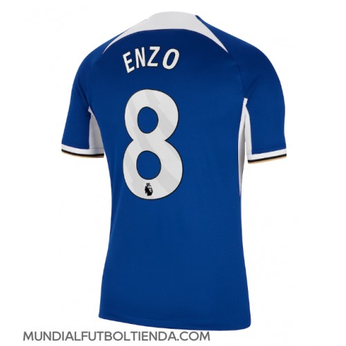 Camiseta Chelsea Enzo Fernandez #8 Primera Equipación Replica 2023-24 mangas cortas